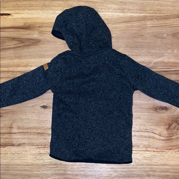 👦Boys H&M heather black zip up hoodie size 6-8 - Picture 6 of 8